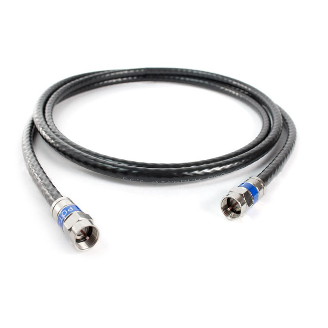 Satellite Cable – RG6 with F-Type Connectors (Ready to Use) | High-Quality Coaxial Cable for Satellite & TV