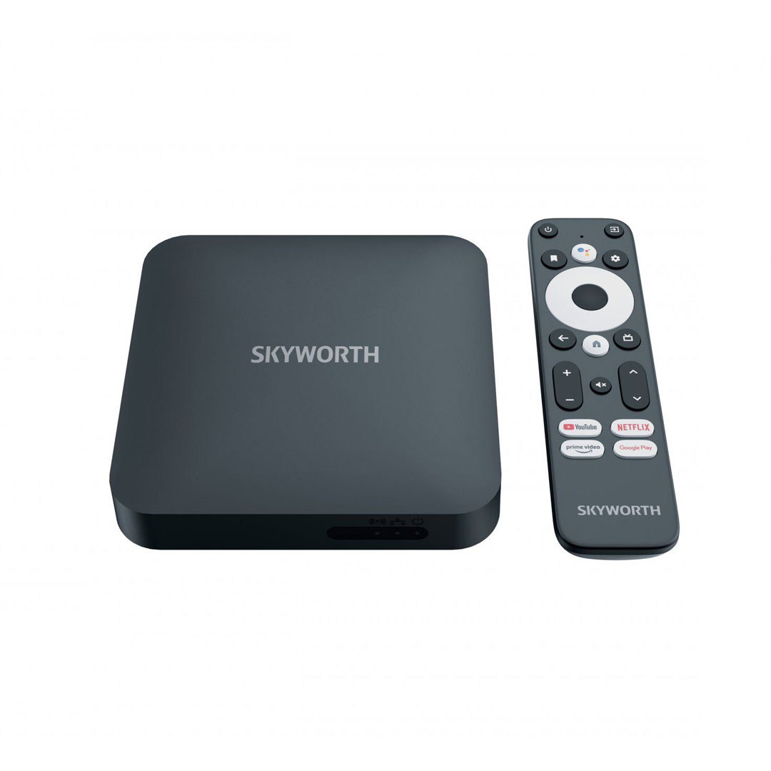 SKYWORTH Streaming Android TV Box 4K Ultra HD LEAP-S1