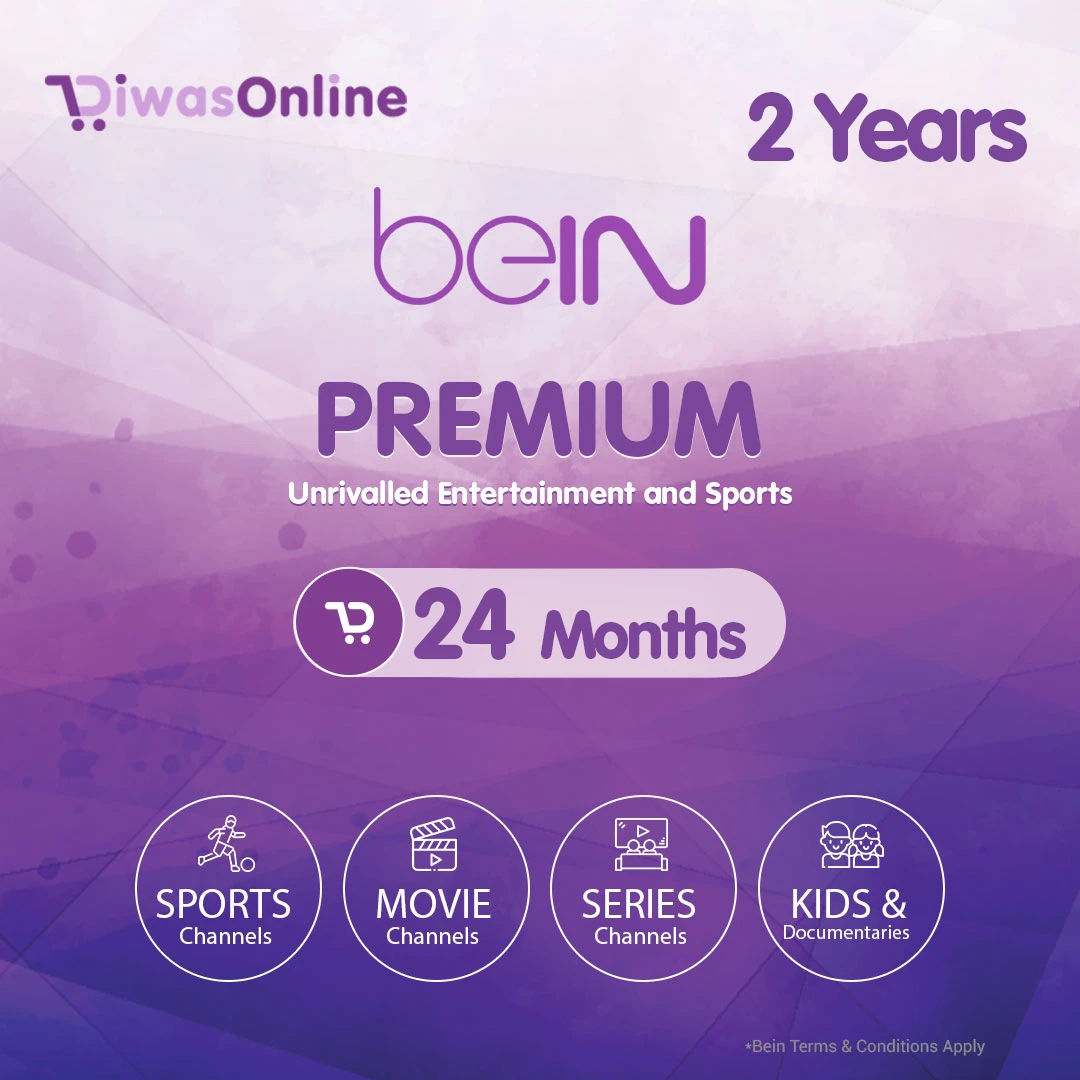 beIN PREMIUM Package – 24 Months Renewal Subscription | Kuwait