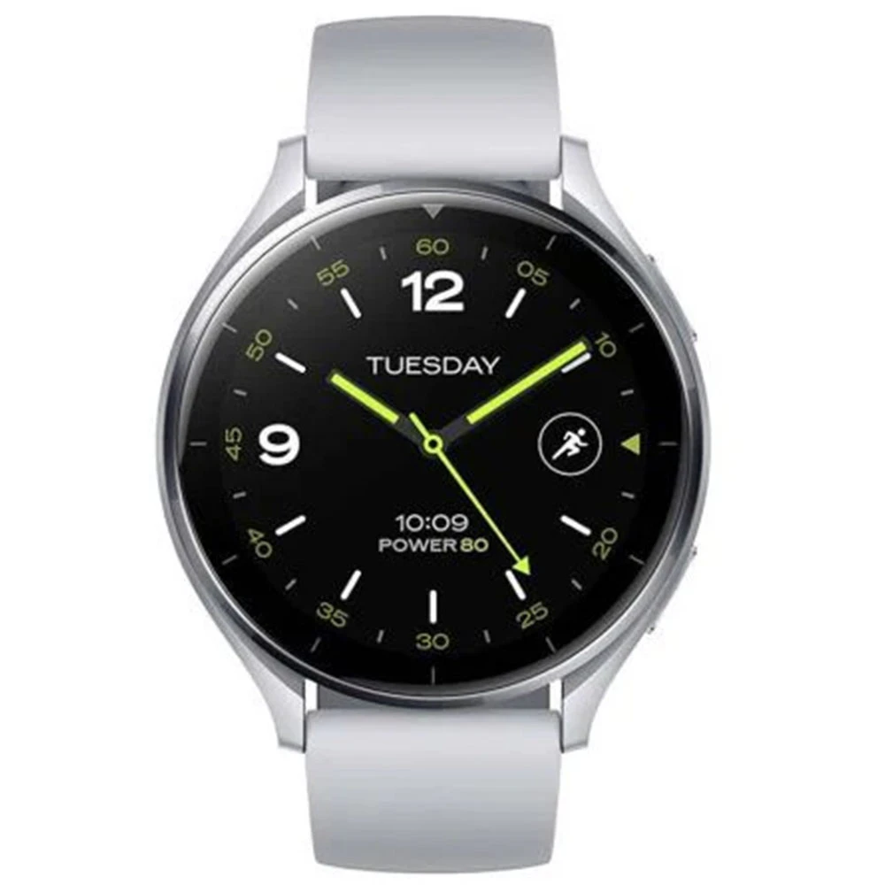 Xiaomi Watch 2 Silver Case with Gray TPU Strap