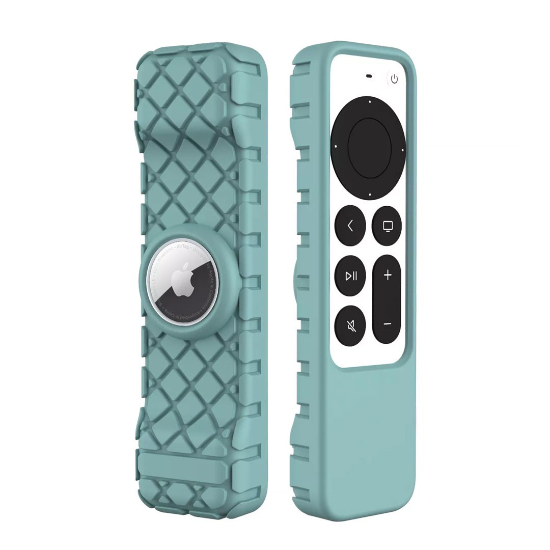 Remote Control Silicone Case For Apple TV 4K Siri Remote 2nd Generation 2in1 Silicon Cover For Airtag