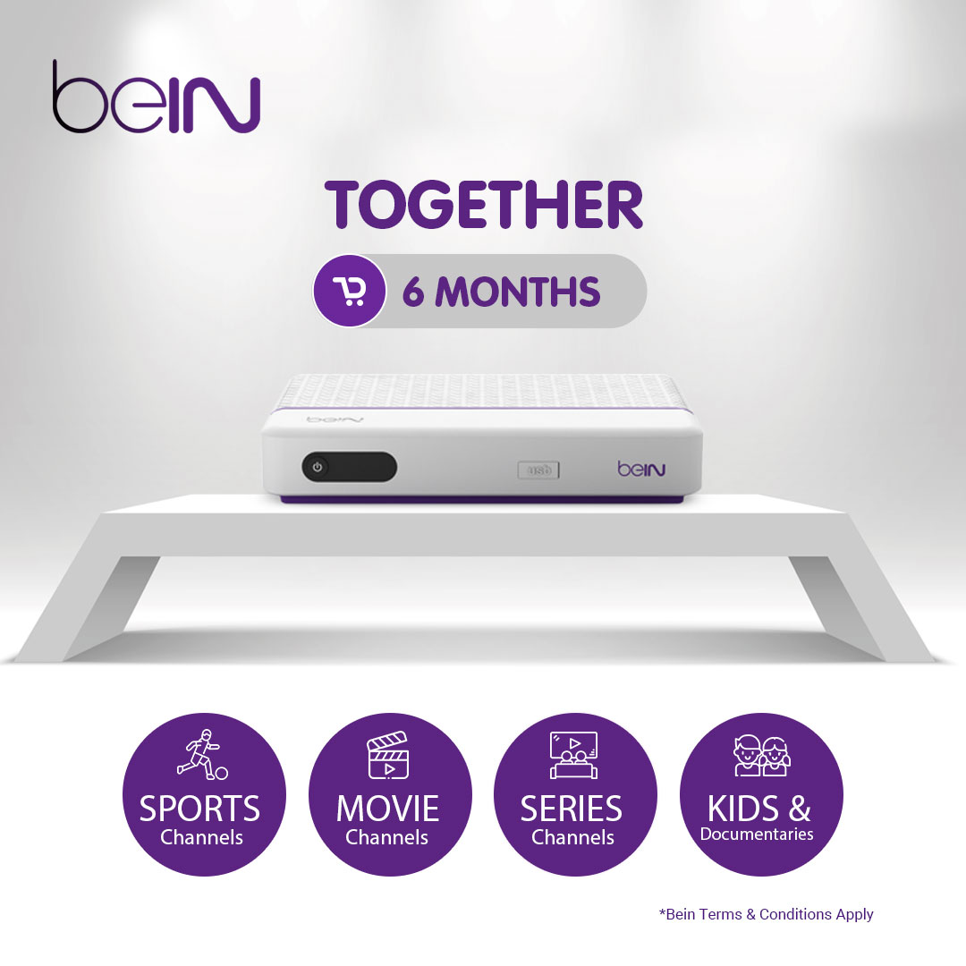 beIN TOGETHER  New Subscription 6 Months-beIN Receiver PVR Plus