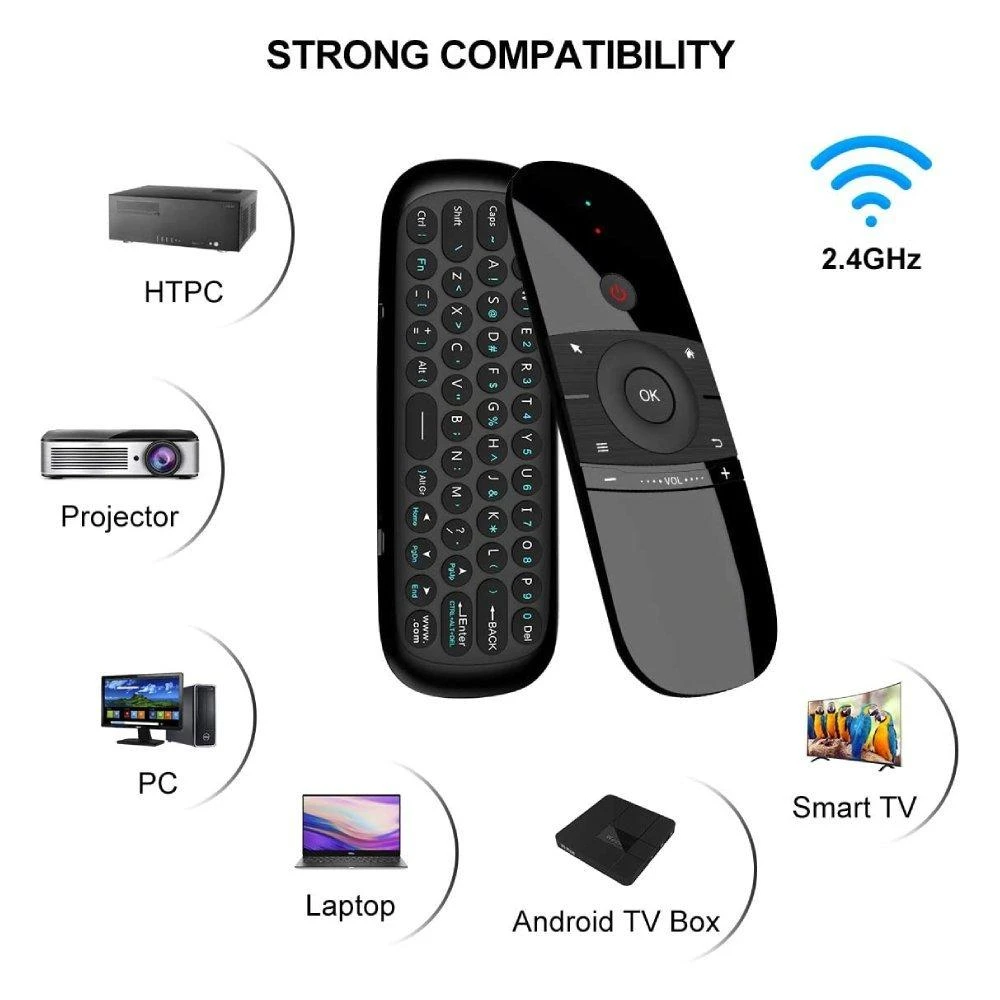 Air Mouse with IR Remote & Mini Wireless Keyboard 2.4G | Kuwait