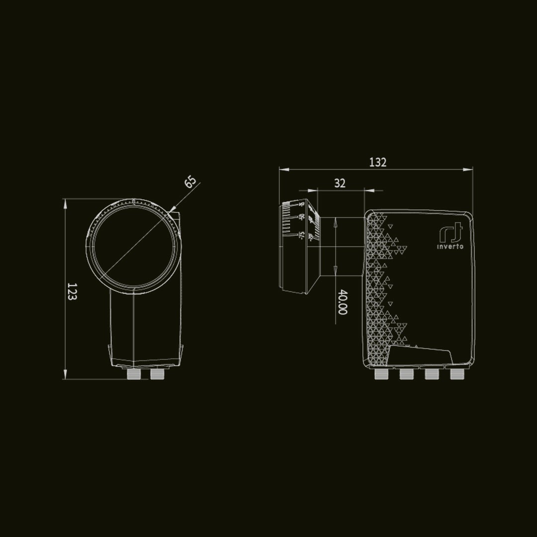 Inverto HOME Pro 8 Output Universal LNB 40mm PLL (rt-Inverto)