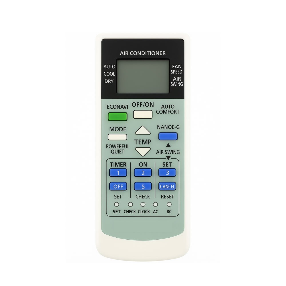 Panasonic Compatible AC Remote Control – Universal Replacement for Panasonic Air Conditioners