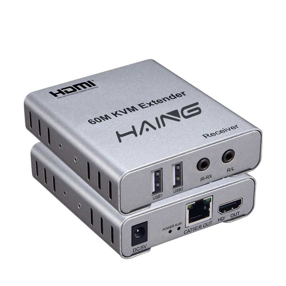 HDMI Extender with USB KVM 60M Support 4K – HI-1600-HKE